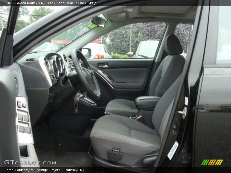 Black Sand Pearl / Dark Gray 2003 Toyota Matrix XR