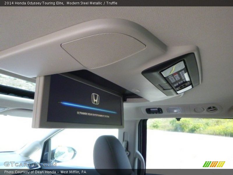 Modern Steel Metallic / Truffle 2014 Honda Odyssey Touring Elite