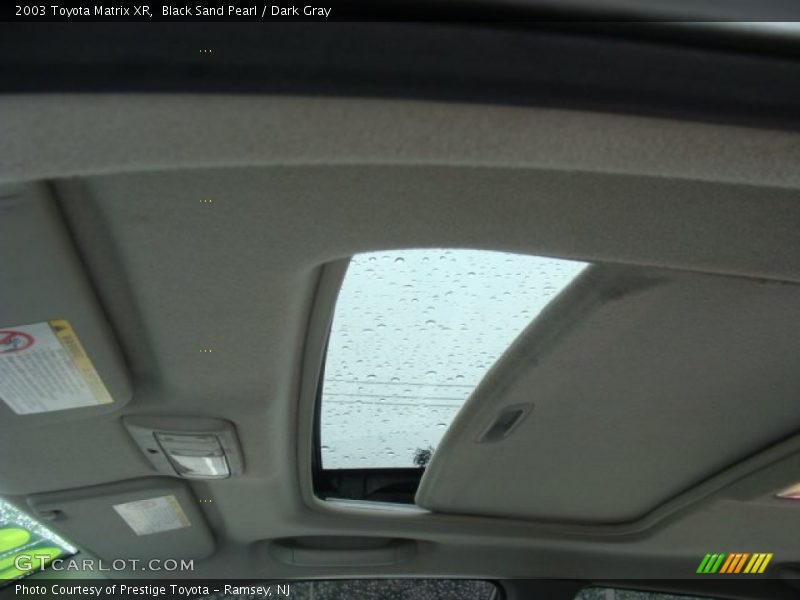 Black Sand Pearl / Dark Gray 2003 Toyota Matrix XR