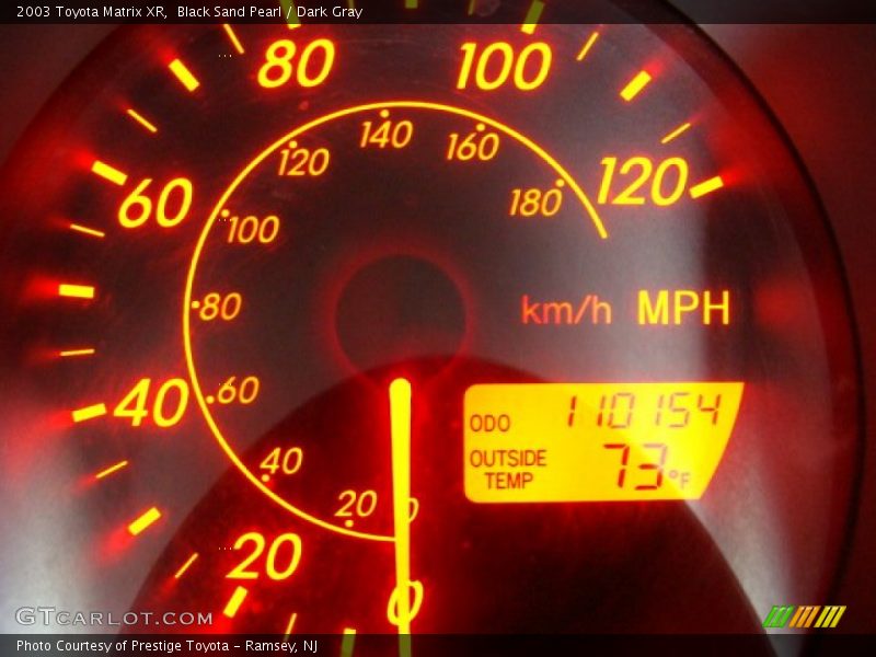 Black Sand Pearl / Dark Gray 2003 Toyota Matrix XR