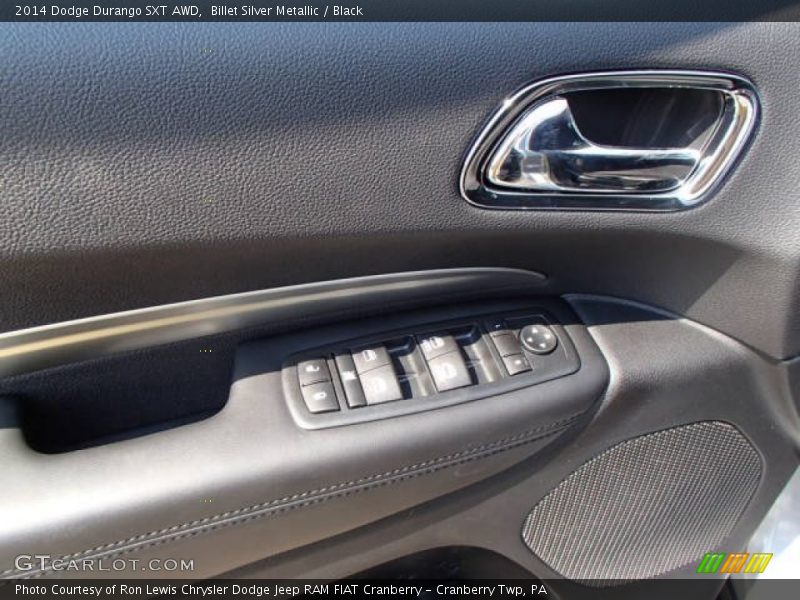 Billet Silver Metallic / Black 2014 Dodge Durango SXT AWD