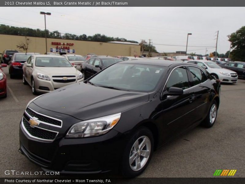 Black Granite Metallic / Jet Black/Titanium 2013 Chevrolet Malibu LS