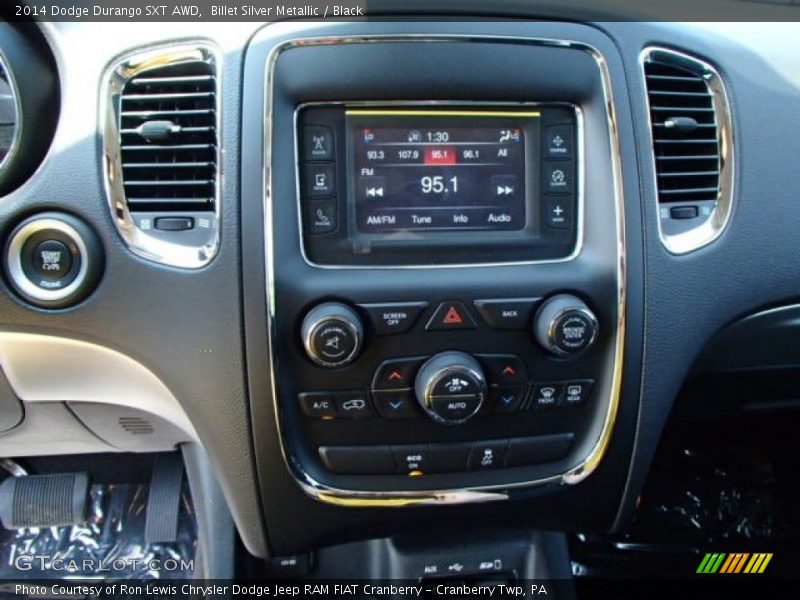 Controls of 2014 Durango SXT AWD
