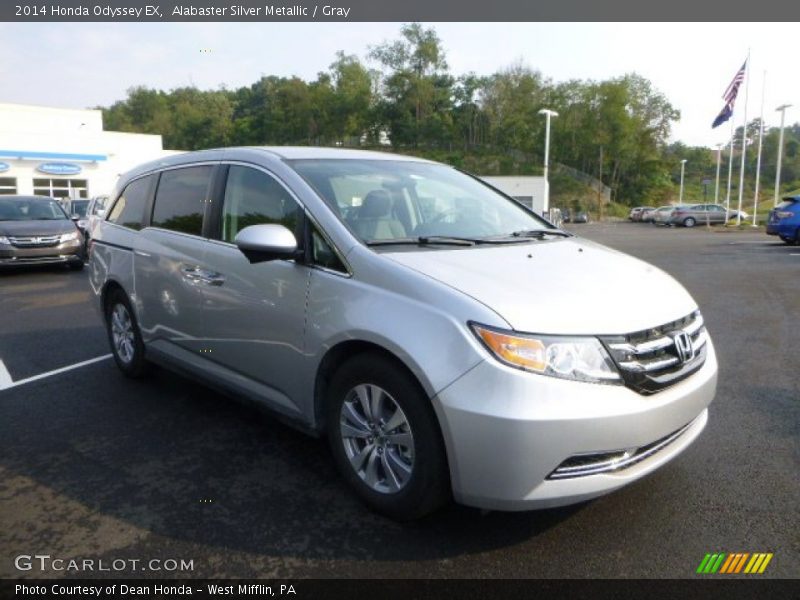 Alabaster Silver Metallic / Gray 2014 Honda Odyssey EX