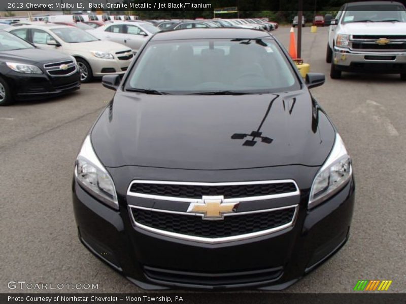 Black Granite Metallic / Jet Black/Titanium 2013 Chevrolet Malibu LS