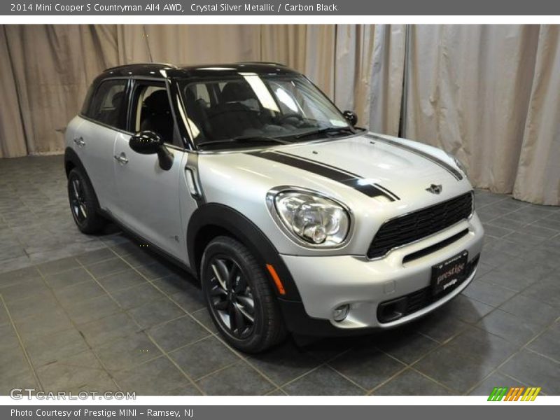 Crystal Silver Metallic / Carbon Black 2014 Mini Cooper S Countryman All4 AWD