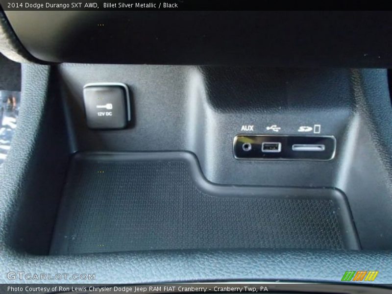 Billet Silver Metallic / Black 2014 Dodge Durango SXT AWD