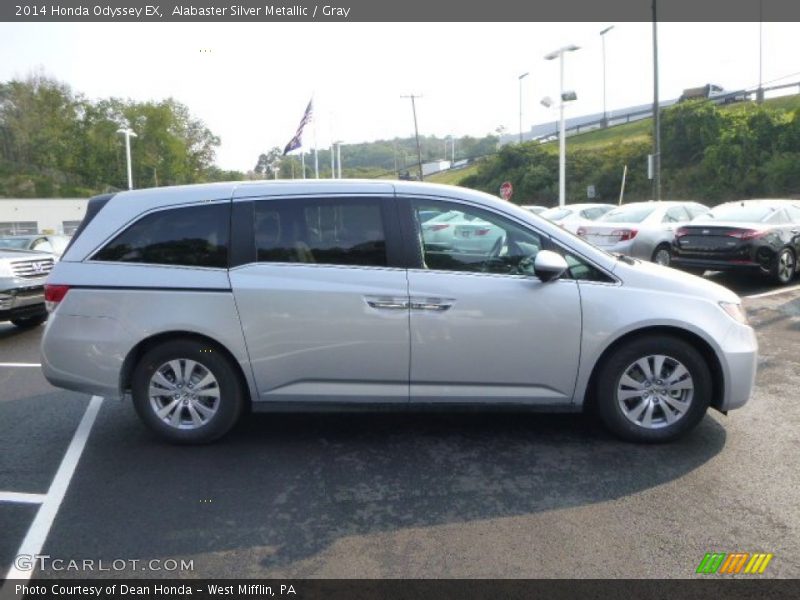 Alabaster Silver Metallic / Gray 2014 Honda Odyssey EX