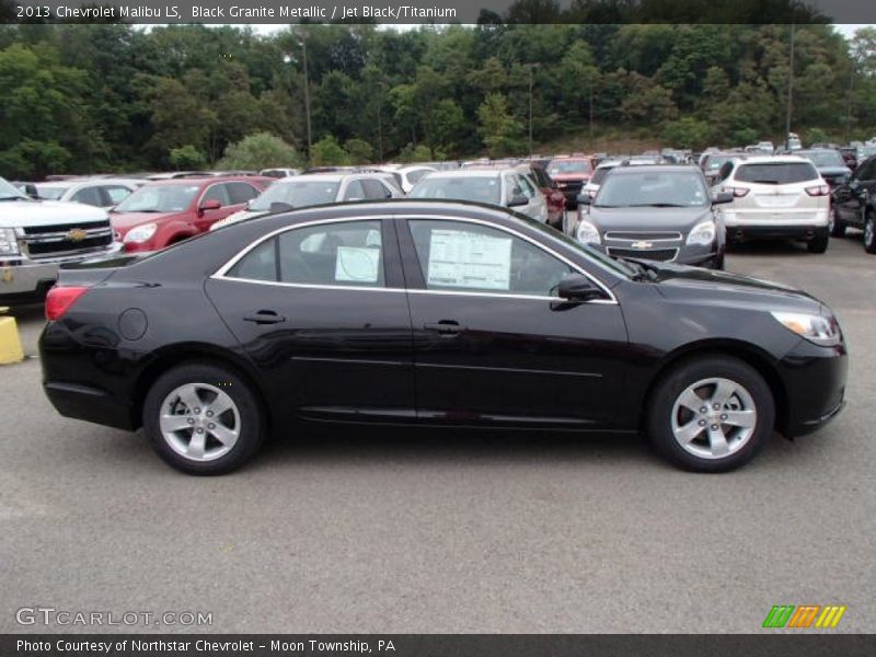 Black Granite Metallic / Jet Black/Titanium 2013 Chevrolet Malibu LS