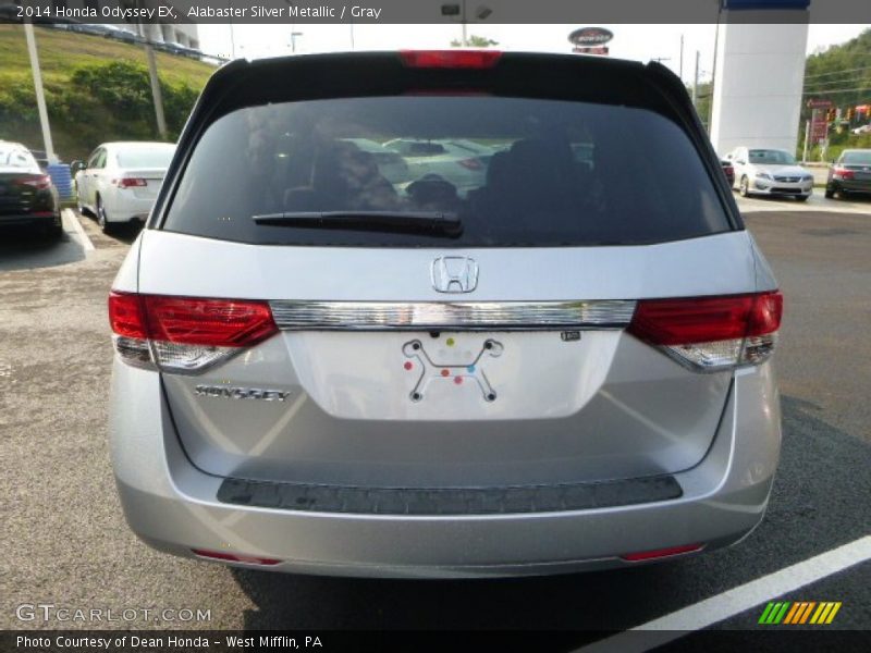 Alabaster Silver Metallic / Gray 2014 Honda Odyssey EX
