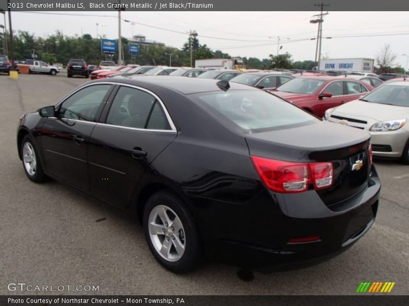 Black Granite Metallic / Jet Black/Titanium 2013 Chevrolet Malibu LS