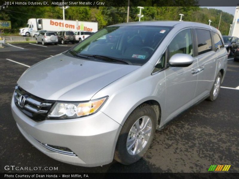 Alabaster Silver Metallic / Gray 2014 Honda Odyssey EX
