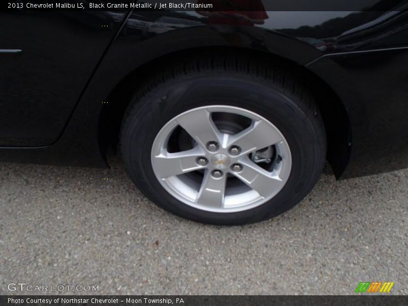 Black Granite Metallic / Jet Black/Titanium 2013 Chevrolet Malibu LS