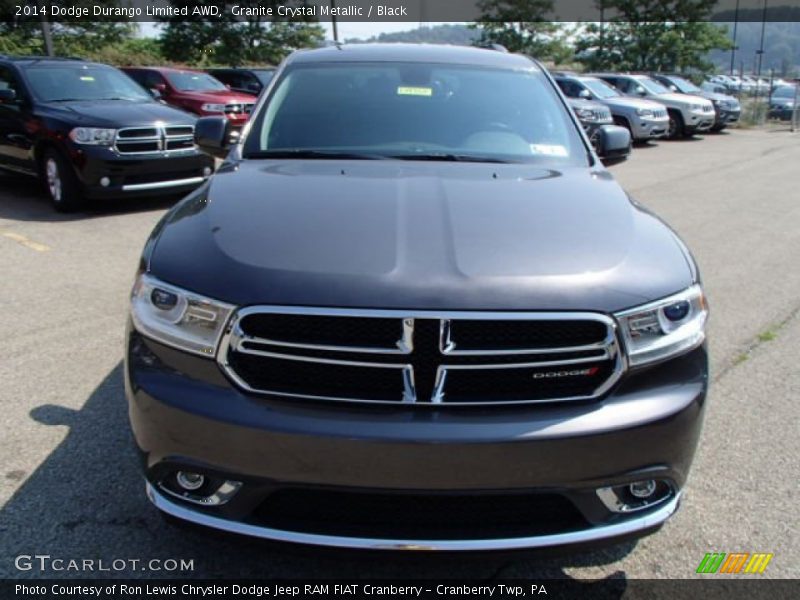 Granite Crystal Metallic / Black 2014 Dodge Durango Limited AWD