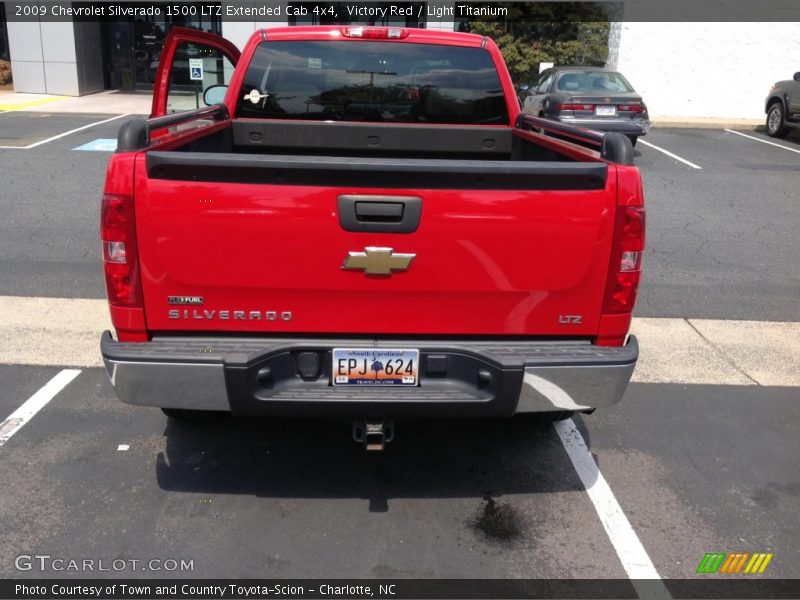 Victory Red / Light Titanium 2009 Chevrolet Silverado 1500 LTZ Extended Cab 4x4