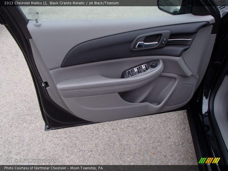 Black Granite Metallic / Jet Black/Titanium 2013 Chevrolet Malibu LS