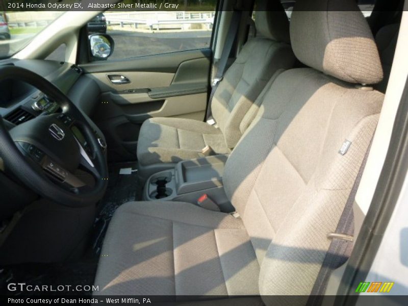 Alabaster Silver Metallic / Gray 2014 Honda Odyssey EX