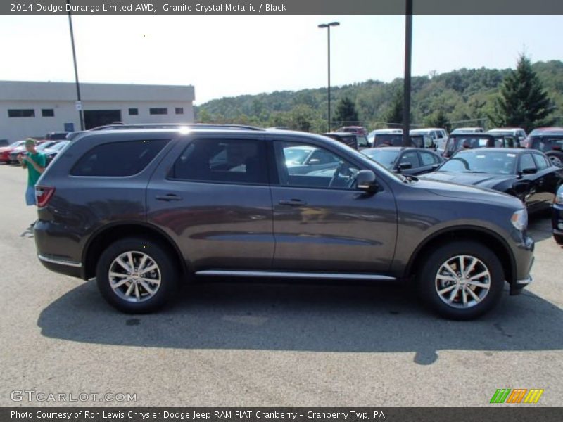 Granite Crystal Metallic / Black 2014 Dodge Durango Limited AWD