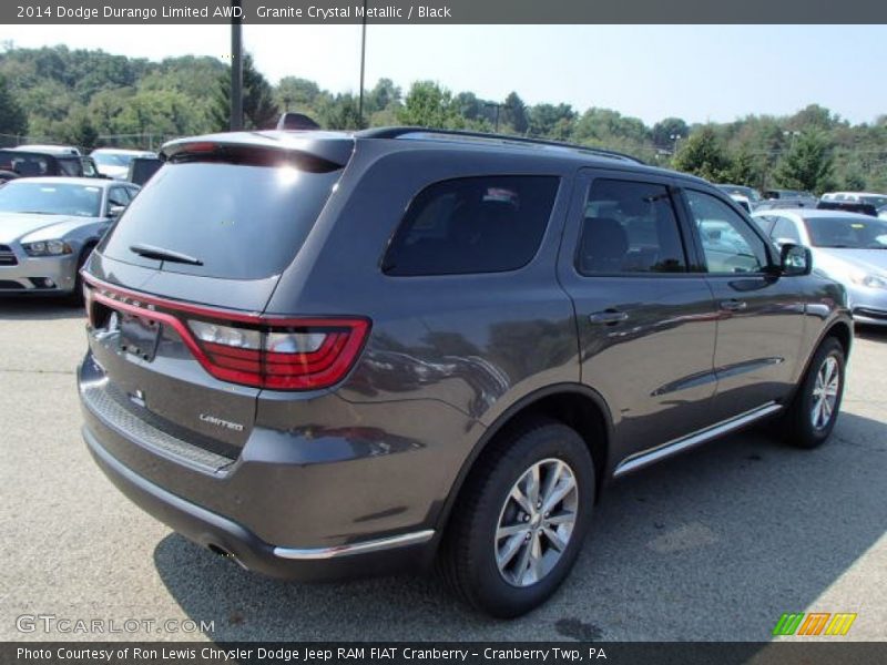 Granite Crystal Metallic / Black 2014 Dodge Durango Limited AWD