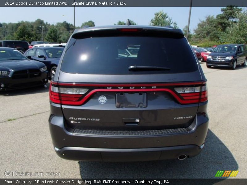 Granite Crystal Metallic / Black 2014 Dodge Durango Limited AWD
