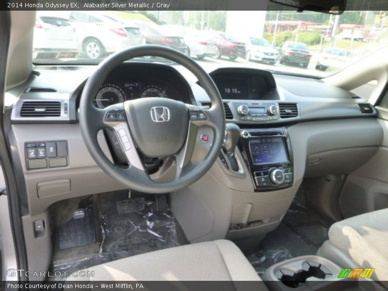 Alabaster Silver Metallic / Gray 2014 Honda Odyssey EX