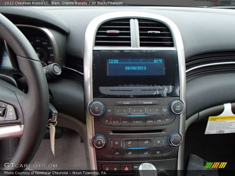 Black Granite Metallic / Jet Black/Titanium 2013 Chevrolet Malibu LS