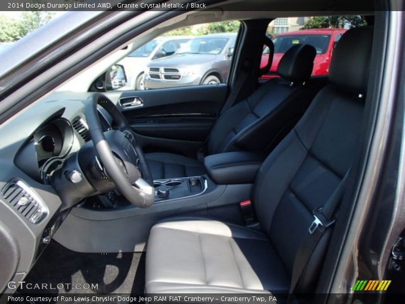 Front Seat of 2014 Durango Limited AWD