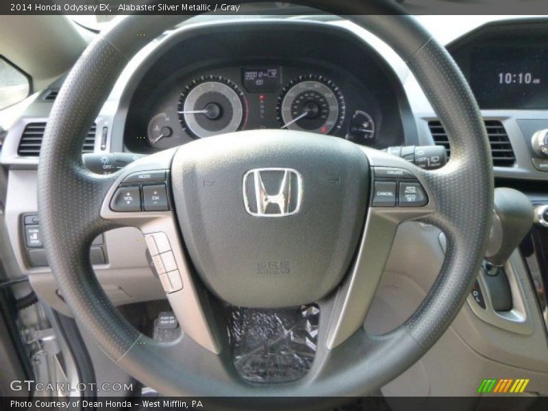 Alabaster Silver Metallic / Gray 2014 Honda Odyssey EX