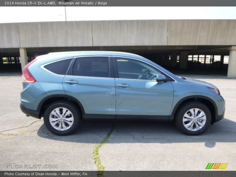 Mountain Air Metallic / Beige 2014 Honda CR-V EX-L AWD