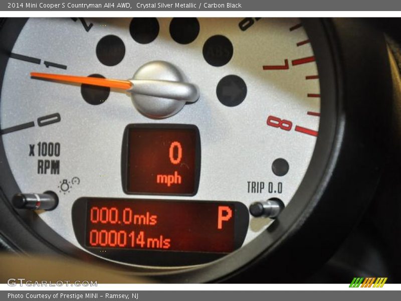Crystal Silver Metallic / Carbon Black 2014 Mini Cooper S Countryman All4 AWD