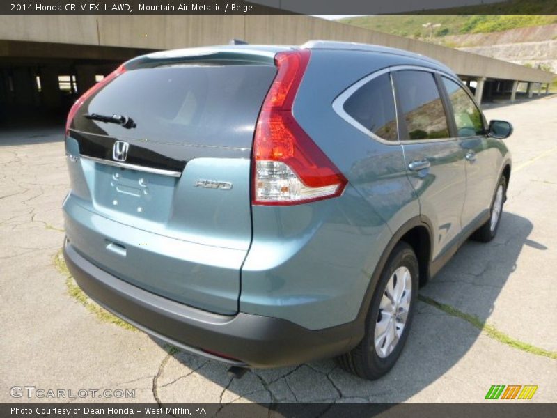 Mountain Air Metallic / Beige 2014 Honda CR-V EX-L AWD