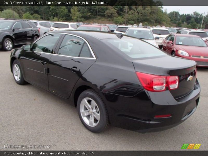 Black Granite Metallic / Jet Black/Titanium 2013 Chevrolet Malibu LS