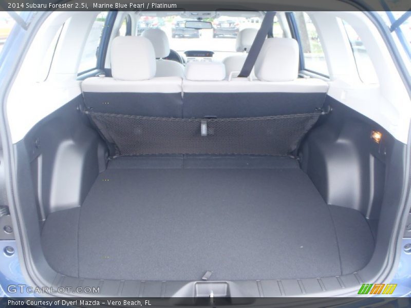 Marine Blue Pearl / Platinum 2014 Subaru Forester 2.5i