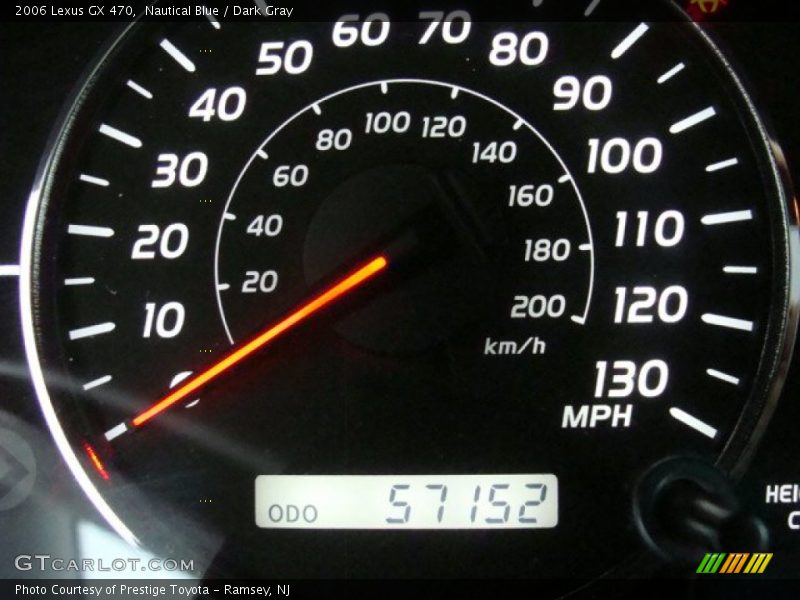 Nautical Blue / Dark Gray 2006 Lexus GX 470
