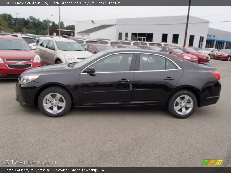 Black Granite Metallic / Jet Black/Titanium 2013 Chevrolet Malibu LS