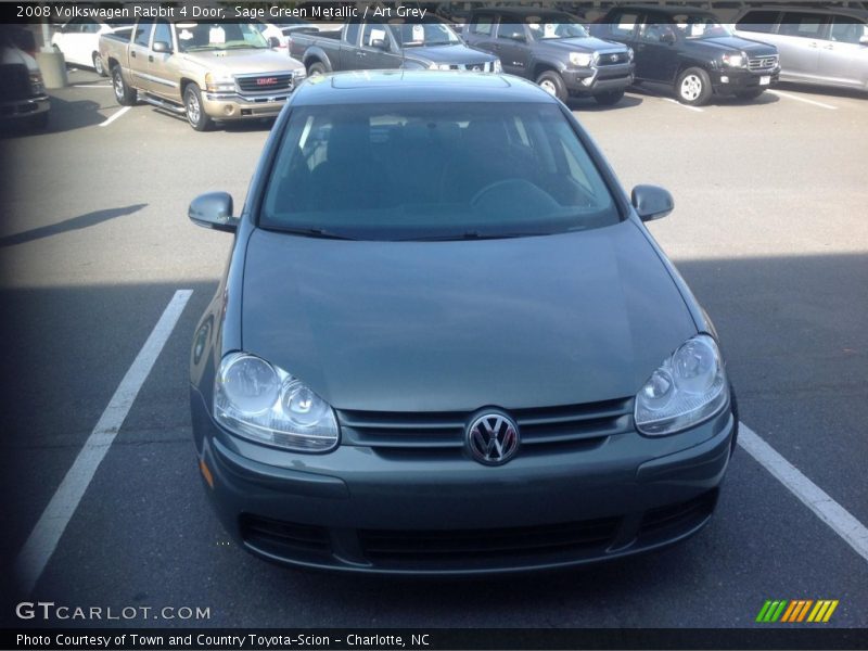Sage Green Metallic / Art Grey 2008 Volkswagen Rabbit 4 Door