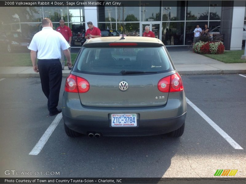 Sage Green Metallic / Art Grey 2008 Volkswagen Rabbit 4 Door