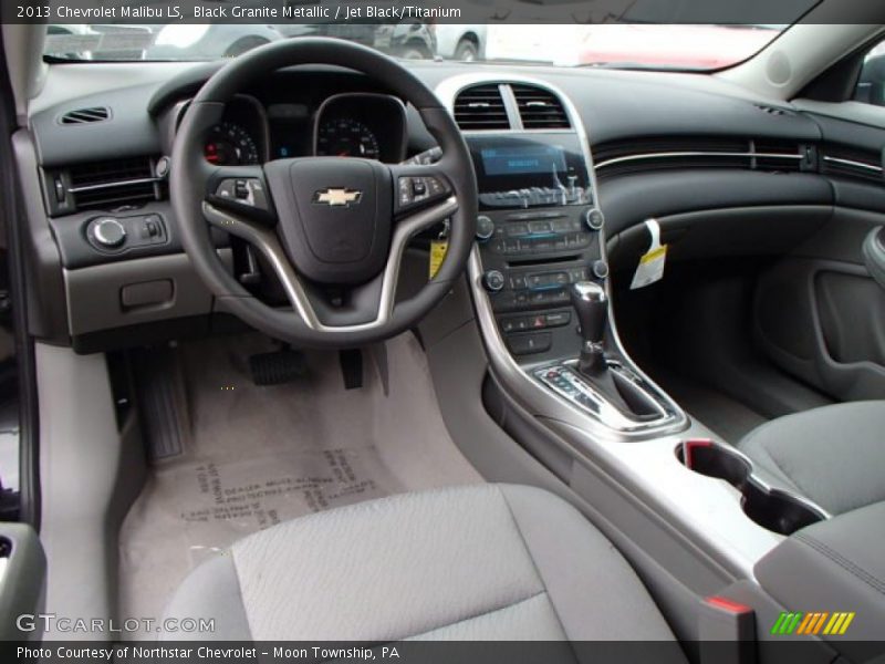 Black Granite Metallic / Jet Black/Titanium 2013 Chevrolet Malibu LS