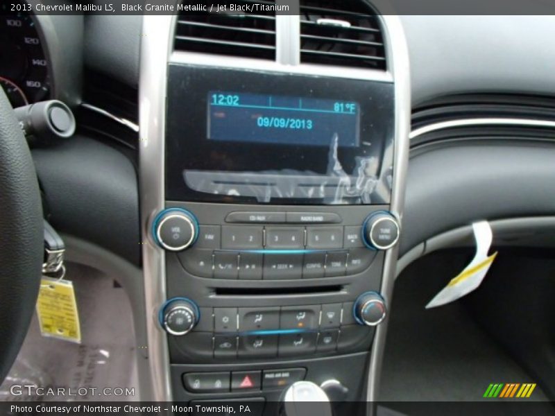 Black Granite Metallic / Jet Black/Titanium 2013 Chevrolet Malibu LS