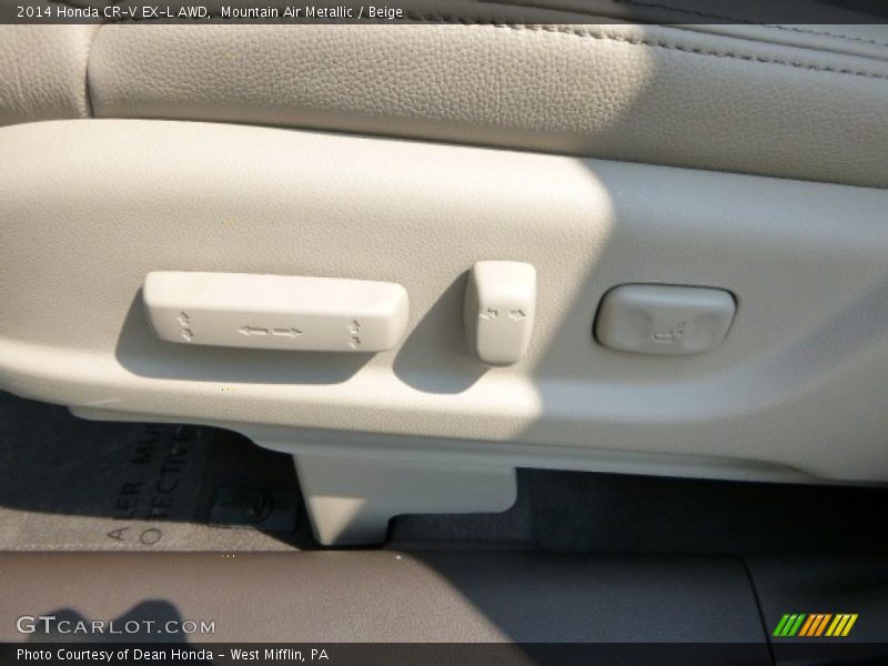 Mountain Air Metallic / Beige 2014 Honda CR-V EX-L AWD