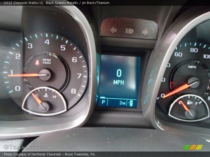 Black Granite Metallic / Jet Black/Titanium 2013 Chevrolet Malibu LS