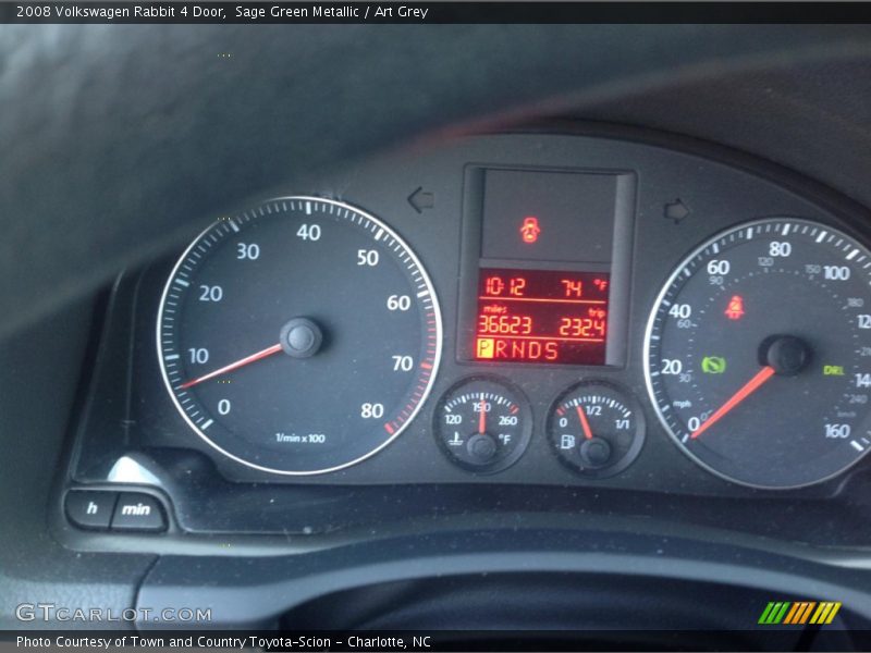 Sage Green Metallic / Art Grey 2008 Volkswagen Rabbit 4 Door
