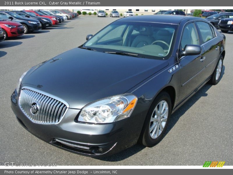 Cyber Gray Metallic / Titanium 2011 Buick Lucerne CXL