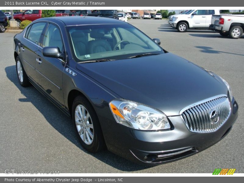 Cyber Gray Metallic / Titanium 2011 Buick Lucerne CXL