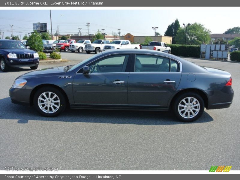 Cyber Gray Metallic / Titanium 2011 Buick Lucerne CXL