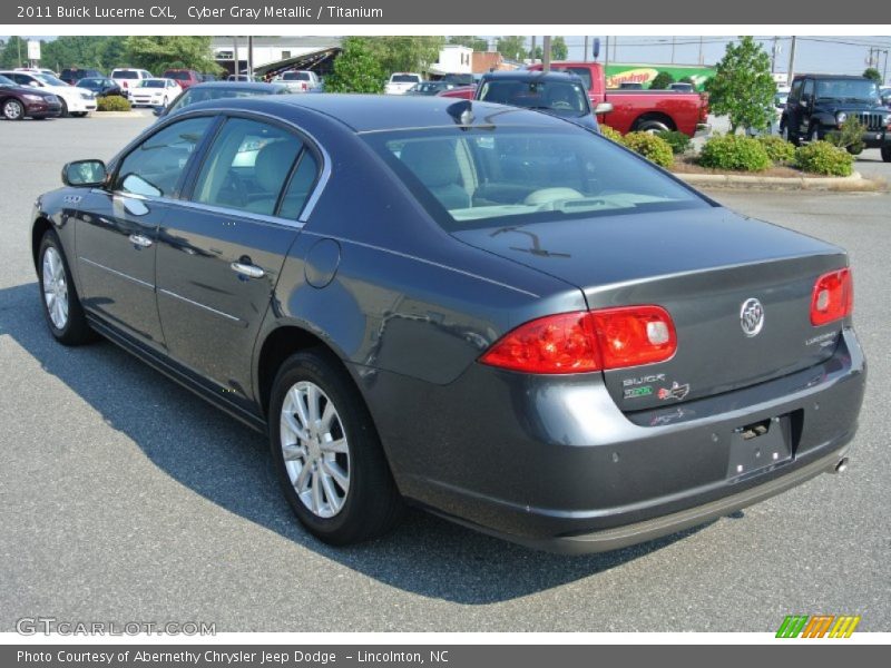 Cyber Gray Metallic / Titanium 2011 Buick Lucerne CXL