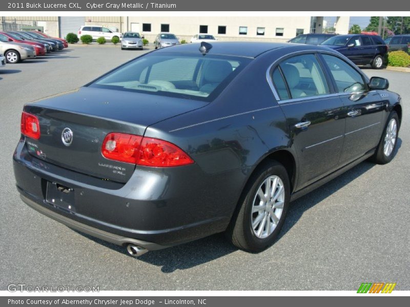 Cyber Gray Metallic / Titanium 2011 Buick Lucerne CXL