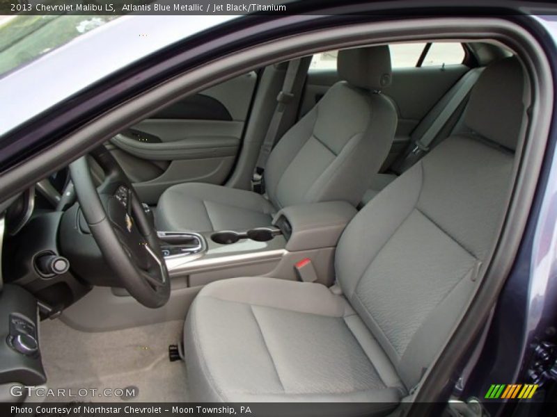 Atlantis Blue Metallic / Jet Black/Titanium 2013 Chevrolet Malibu LS