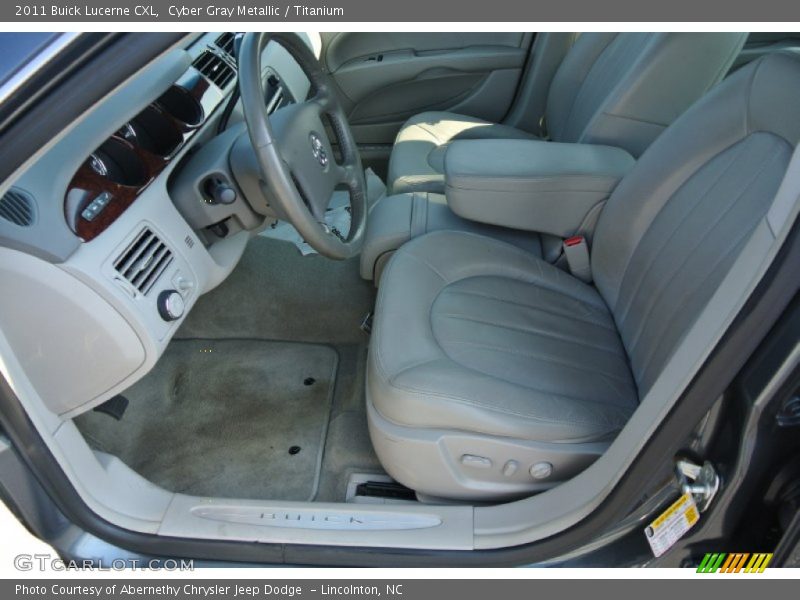 Cyber Gray Metallic / Titanium 2011 Buick Lucerne CXL