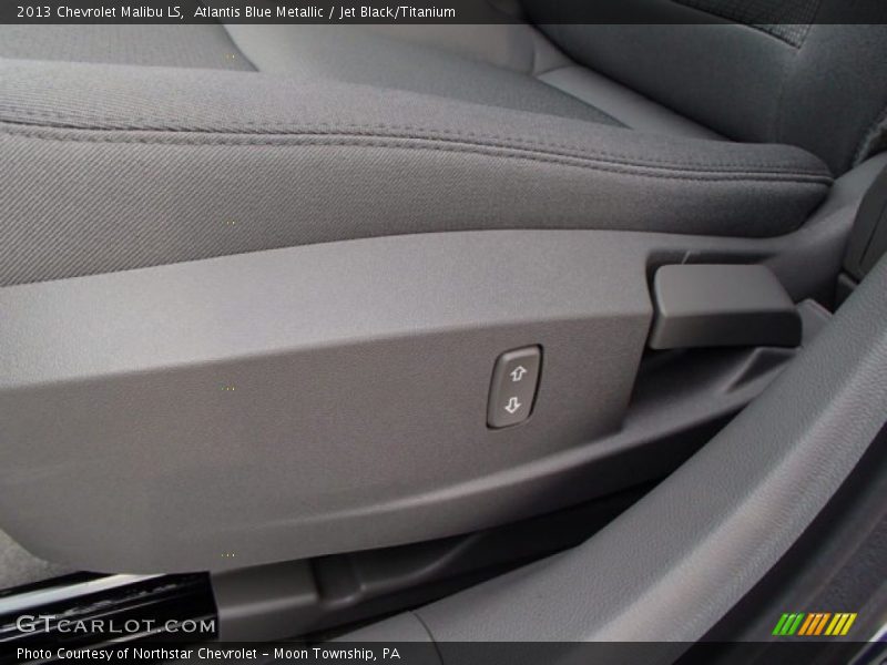 Atlantis Blue Metallic / Jet Black/Titanium 2013 Chevrolet Malibu LS